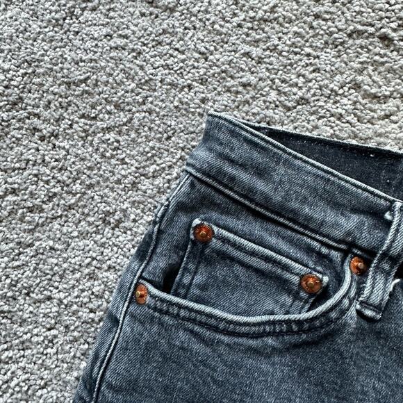 RE/DONE 90s High Rise Ankle Crop Jeans - Picture 2 of 8